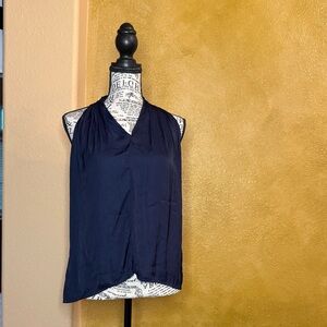 Banana Republic Navy Tie Halter Top – Size Small ✨